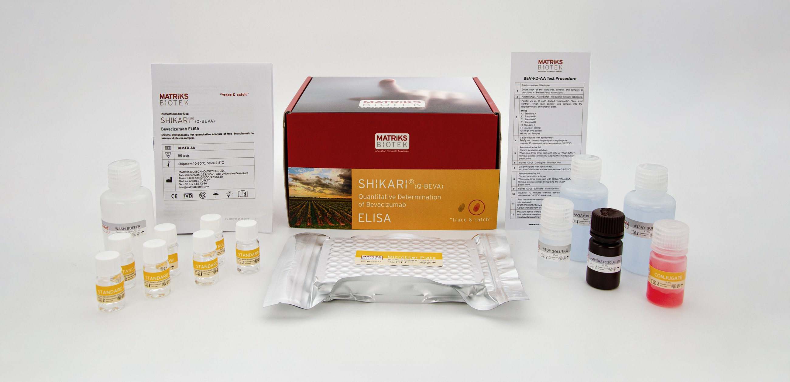 SHIKARI® Q-BEVA kit, REF BEV-FD-AA