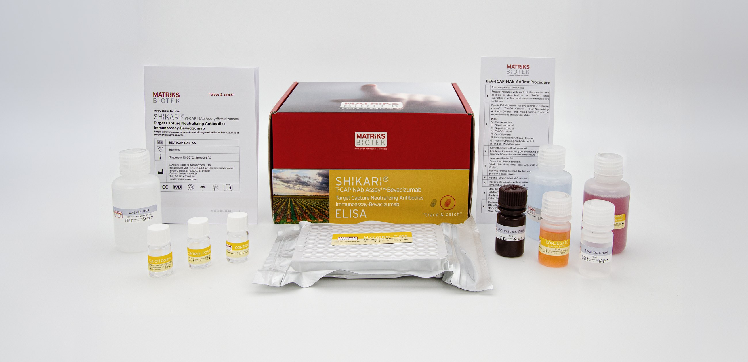 SHIKARI® T-CAP NAb™ — Bevacizumab kit, REF BEV-TCAP-NAb-AA